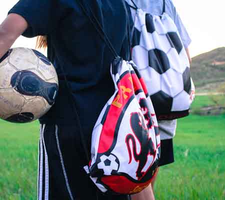 Reversible cinch bag